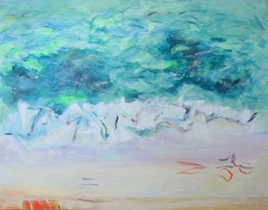 Print of Impressionism Beach Paintings by Eliane Saheurs