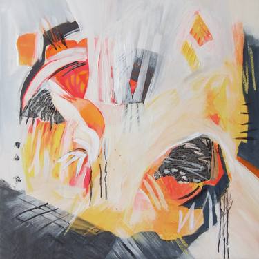 Original Abstract Expressionism Abstract Paintings by Eliane Saheurs