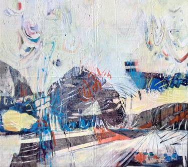 Original Abstract Expressionism Abstract Paintings by Eliane Saheurs