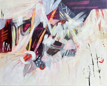Original Expressionism Abstract Paintings by Eliane Saheurs