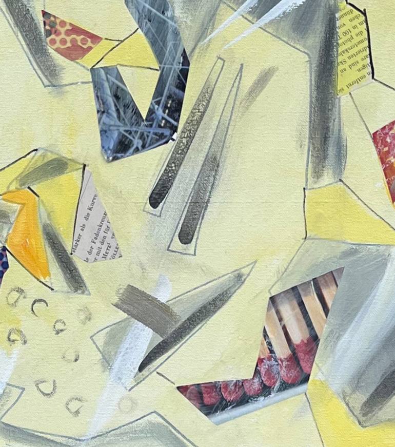 Original Abstract Expressionism Nature Painting by Eliane Saheurs
