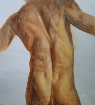 Print of Realism Nude Paintings by Zoe James-Williams