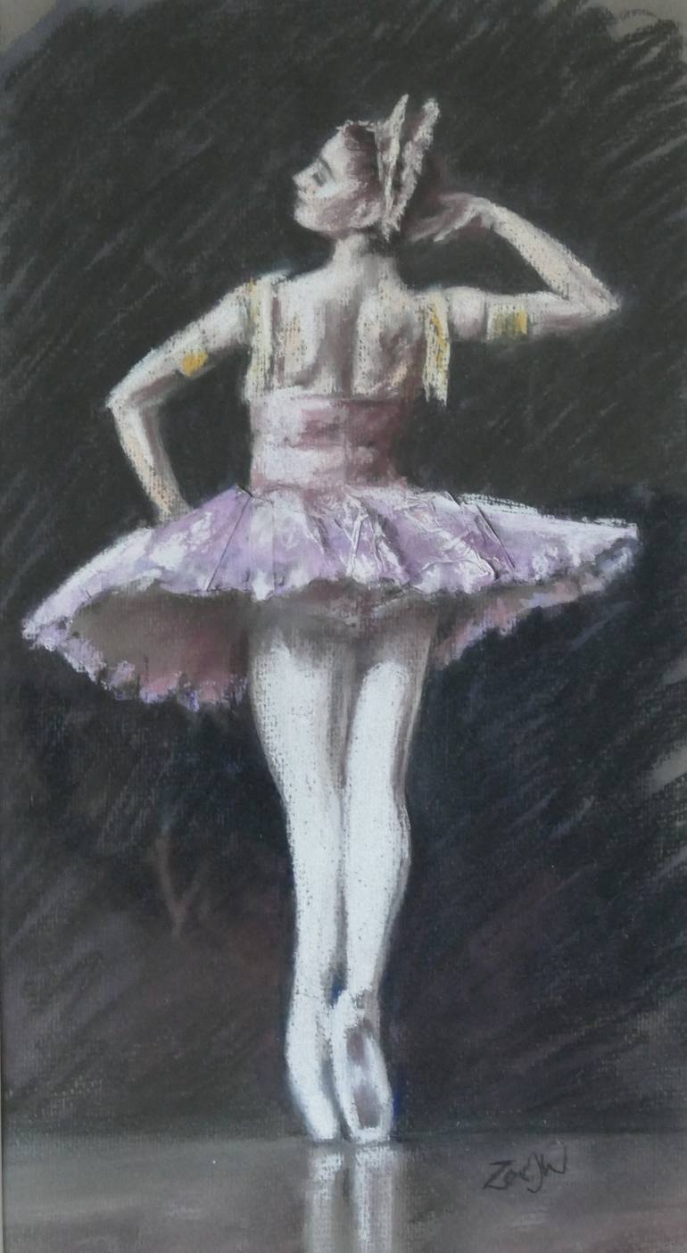 Strike A Pose Tamara Rojo Prima Ballerina In Raymonda Drawing By Zoe James Williams Saatchi Art