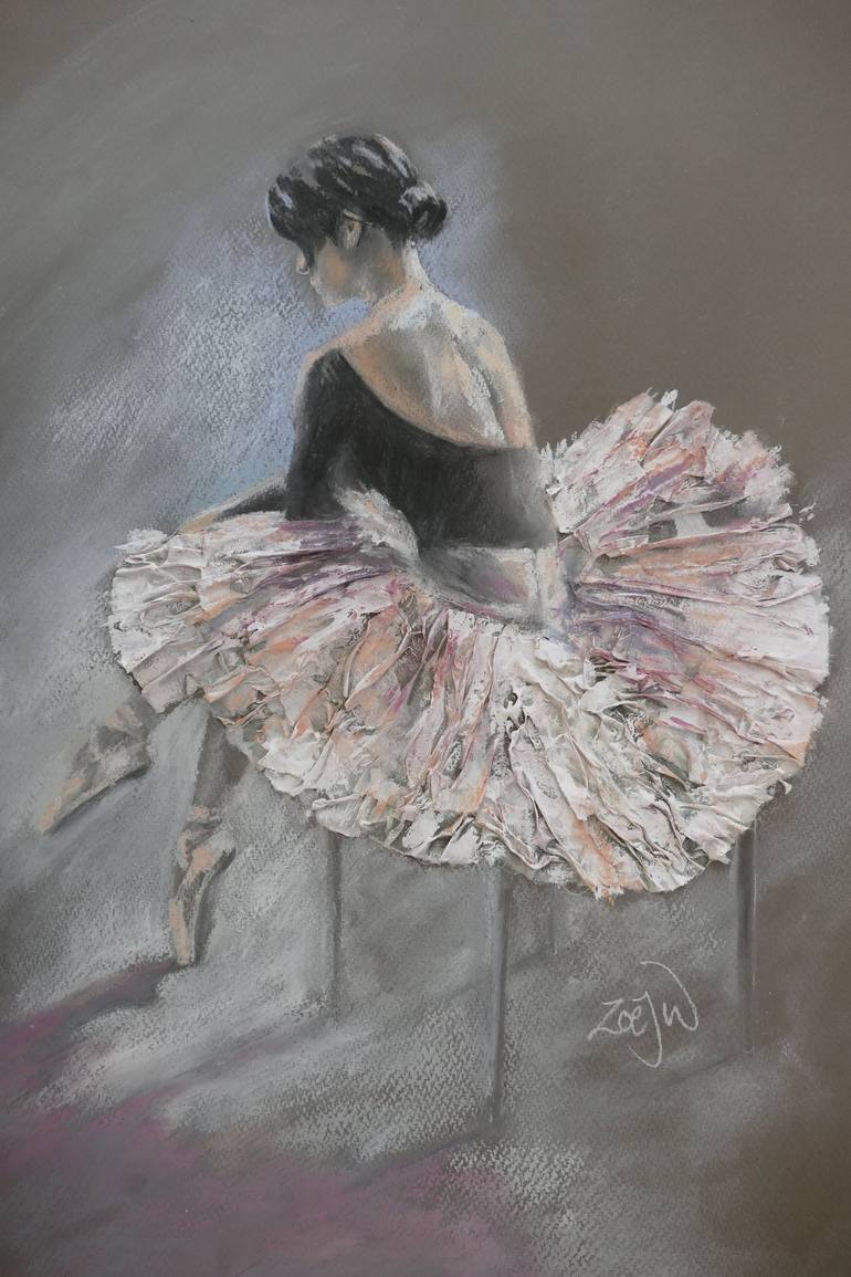 The Dancer Drawing by Zoe James-Williams | Saatchi Art