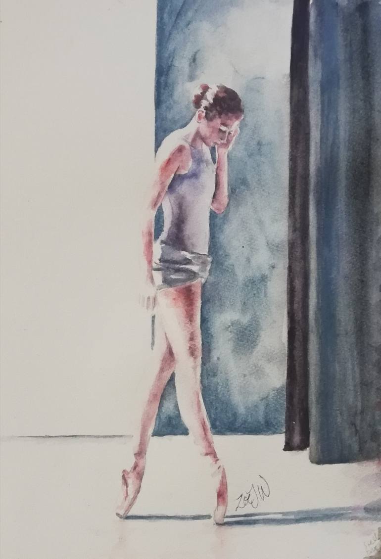 Print of Figurative Performing Arts Paintings by Zoe James-Williams