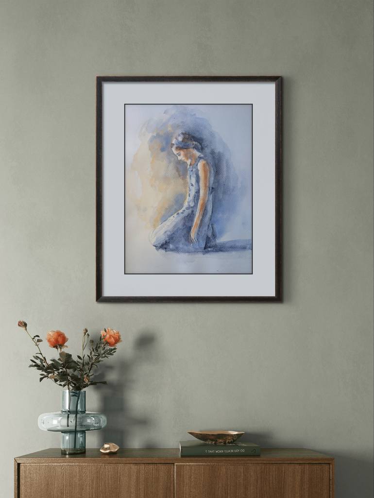 Original Figurative Women Painting by Zoe James-Williams