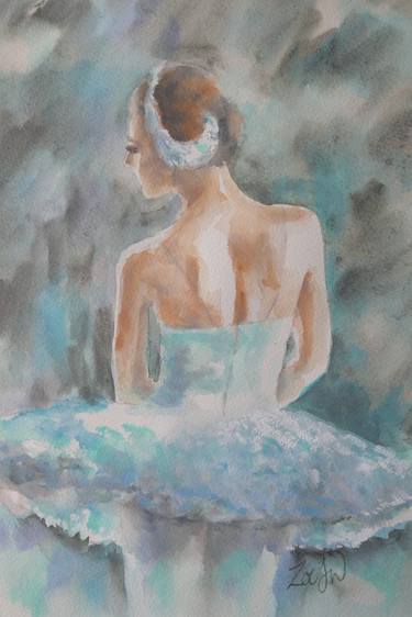 Original Figurative Performing Arts Paintings by Zoe James-Williams