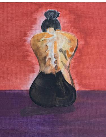 Original Nude Paintings by stephanie amos
