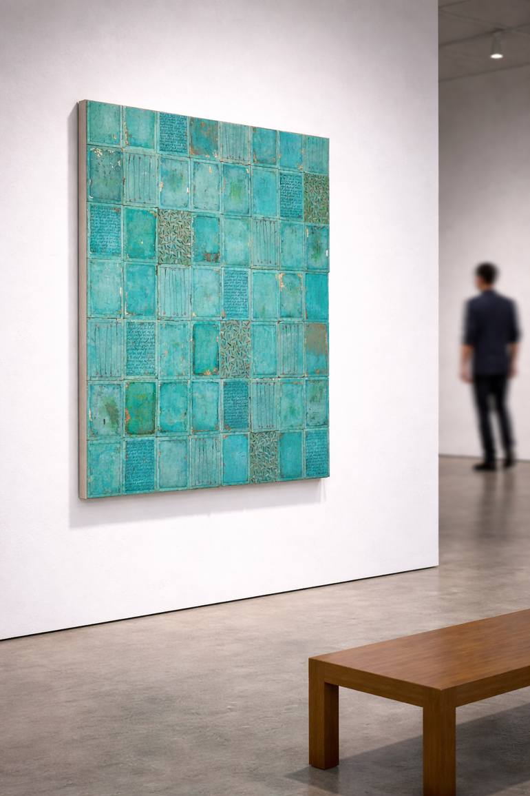Original Modernism Abstract Painting by Alfonse Pagano