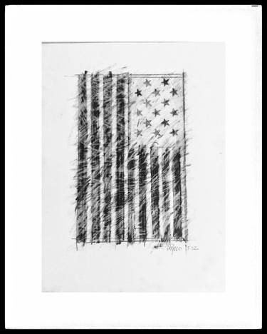 Original Expressionism Political Drawings by Alfonse Pagano