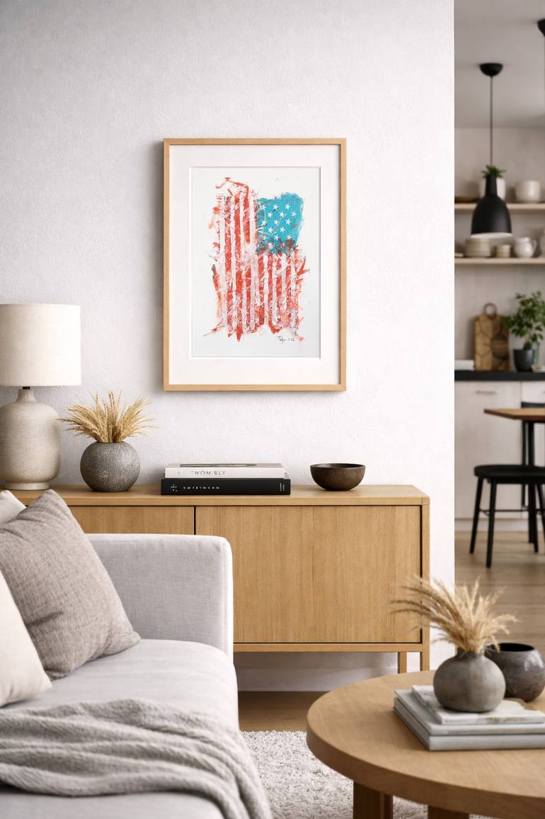 Original Expressionism Politics Painting by Alfonse Pagano