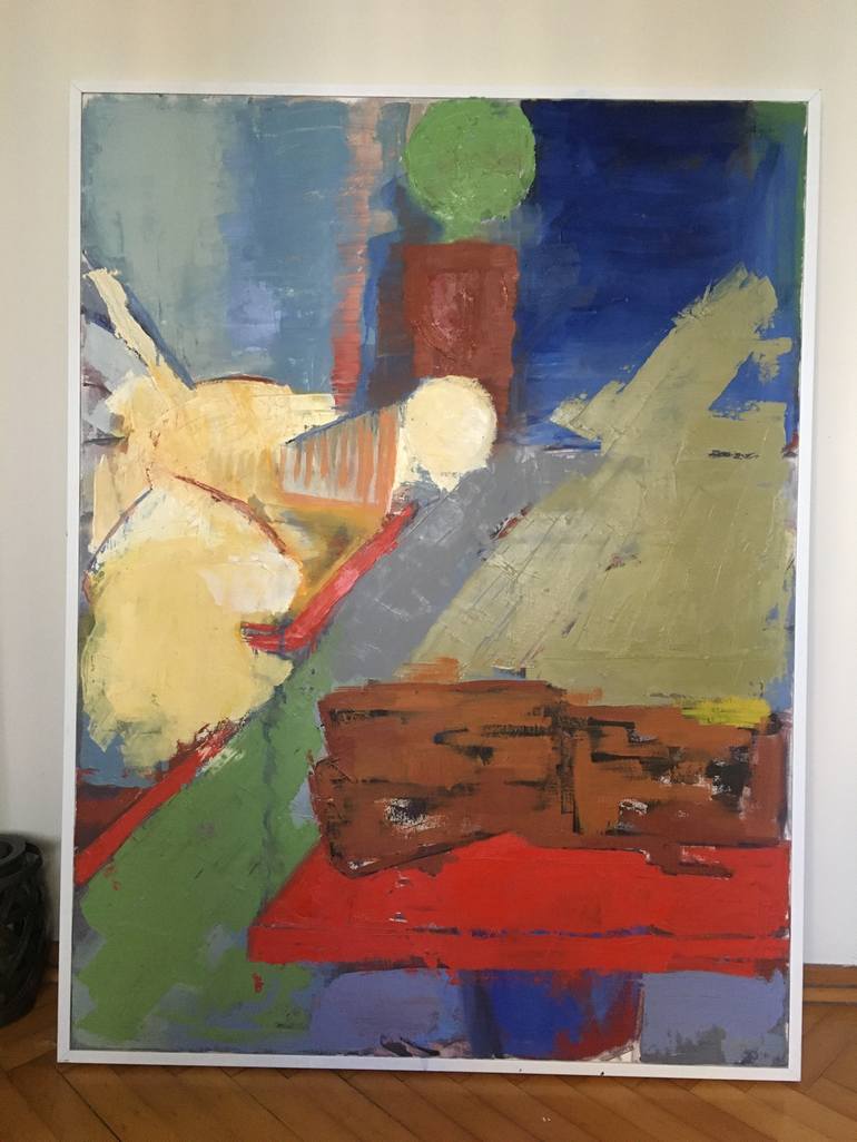 Original Abstract Painting by Saadet Kucuk