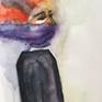 looking for hope and peace in the sadness of the eyes