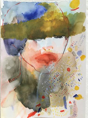 Print of Abstract Portrait Paintings by Saadet Kucuk