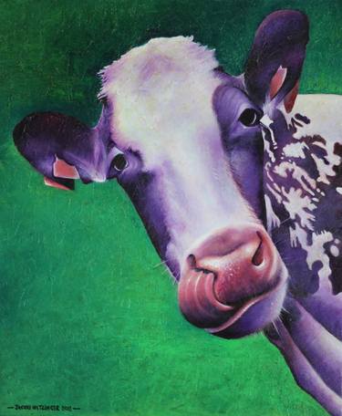 Original Pop Art Animal Paintings by Jacqueline Uitzinger