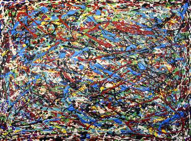 Original Abstract Painting by Irv Suss