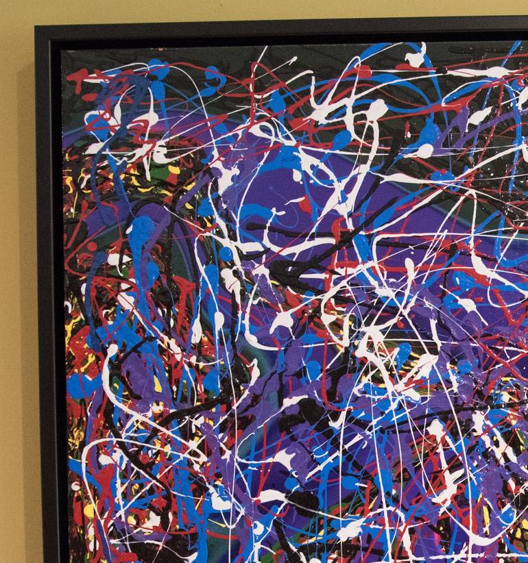 Original Abstract Painting by Irv Suss