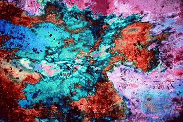 Original Abstract Mixed Media by Irv Suss