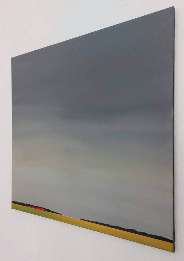 Original Minimalism Landscape Painting by Nelly van Nieuwenhuijzen