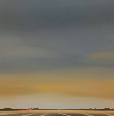 Print of Minimalism Landscape Paintings by Nelly van Nieuwenhuijzen