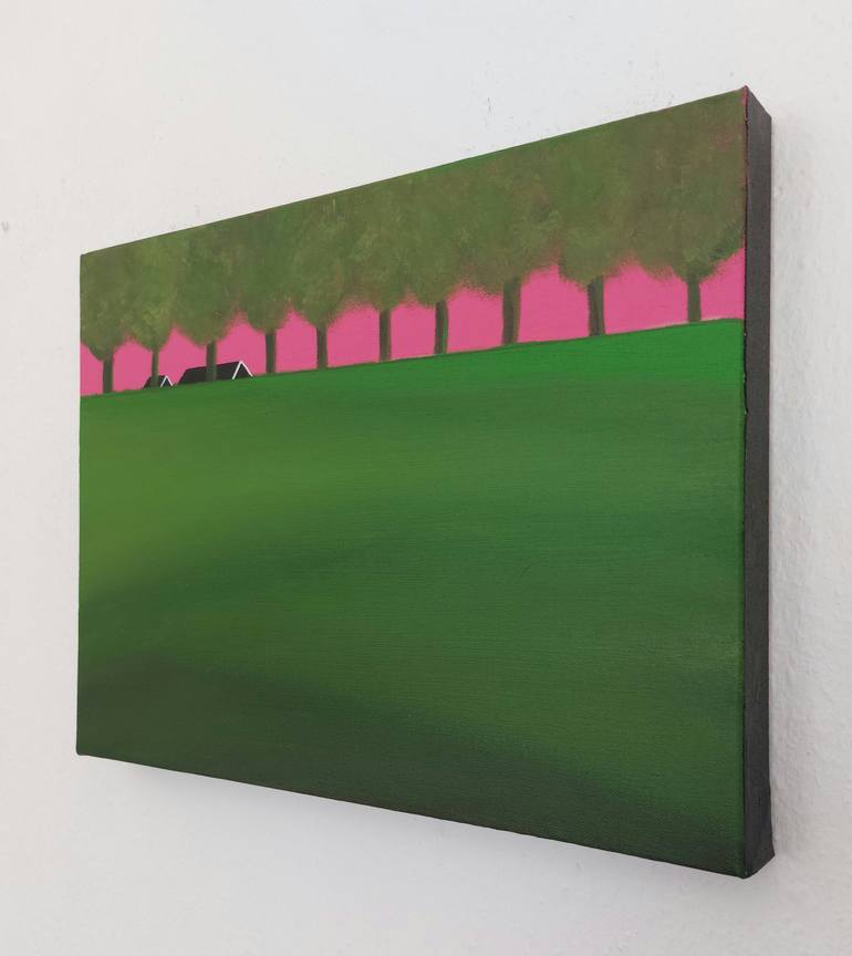 Original Minimalism Landscape Painting by Nelly van Nieuwenhuijzen