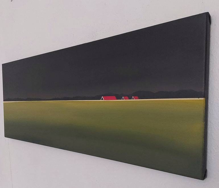 Original Minimalism Landscape Painting by Nelly van Nieuwenhuijzen