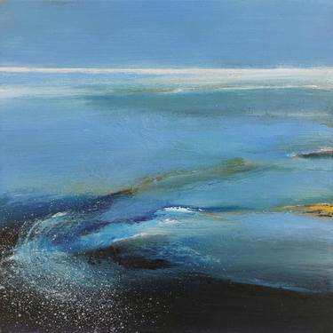 Print of Expressionism Seascape Paintings by Nelly van Nieuwenhuijzen
