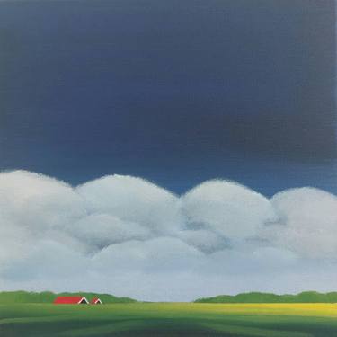 Print of Landscape Paintings by Nelly van Nieuwenhuijzen
