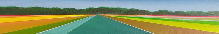 Original Minimalism Nature Painting by Nelly Van Nieuwenhuijzen