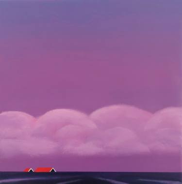 Original Minimalism Landscape Paintings by Nelly Van Nieuwenhuijzen