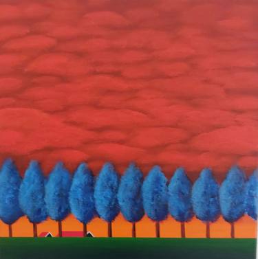 Original Modernism Landscape Paintings by Nelly Van Nieuwenhuijzen