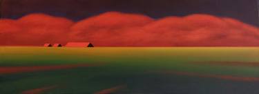 Original Fauvism Landscape Painting by Nelly Van Nieuwenhuijzen
