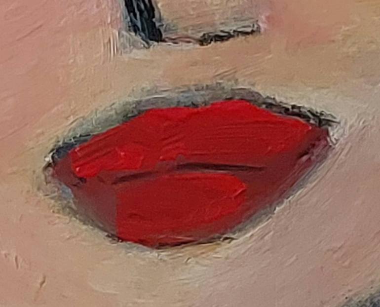 Original Impressionism Women Painting by Nelly Van Nieuwenhuijzen