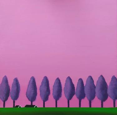 Original Minimalism Landscape Paintings by Nelly Van Nieuwenhuijzen