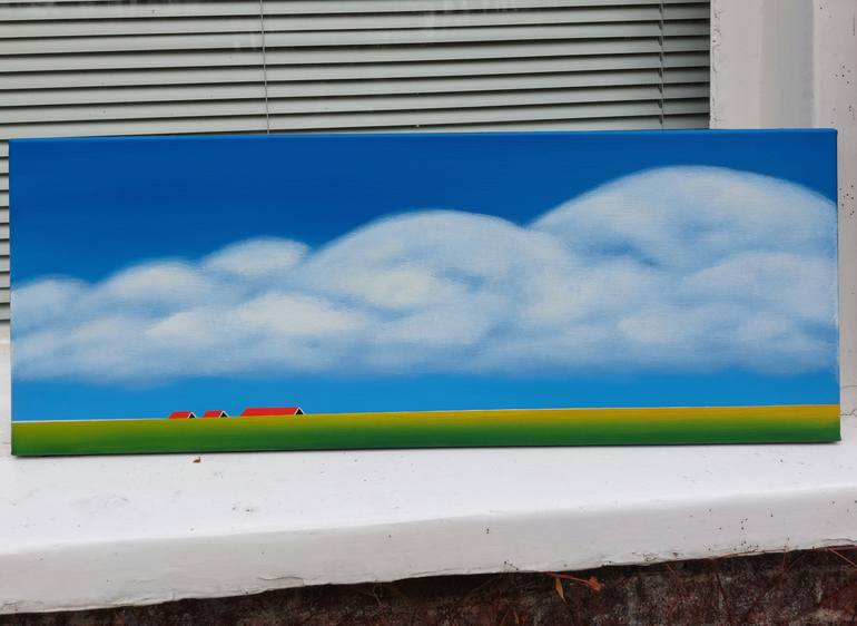 Original Impressionism Landscape Painting by Nelly Van Nieuwenhuijzen