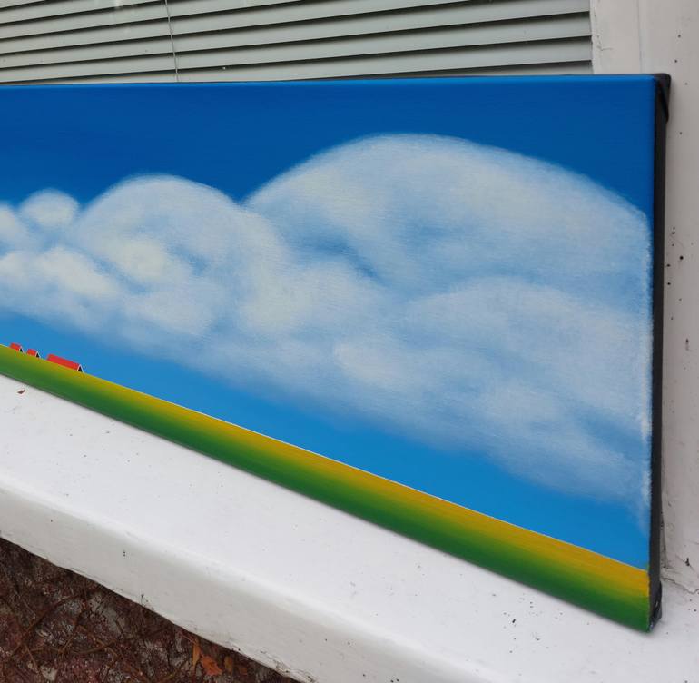 Original Impressionism Landscape Painting by Nelly Van Nieuwenhuijzen