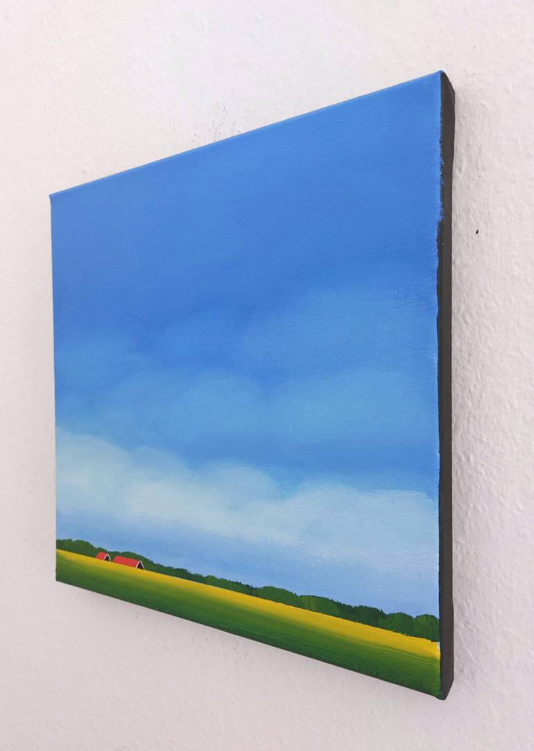Original Impressionism Landscape Painting by Nelly Van Nieuwenhuijzen
