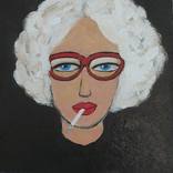Her last cigarette by Nelly van Nieuwenhuijzen