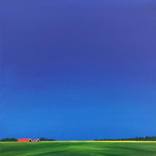 Red Roofs, Blue Sky, Green Fields (3) by Nelly van Nieuwenhuijzen