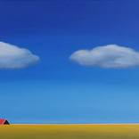 Travelling Clouds, Polder in Zeeland by Nelly van Nieuwenhuijzen