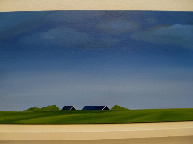 Original Modern Landscape Painting by Nelly van Nieuwenhuijzen