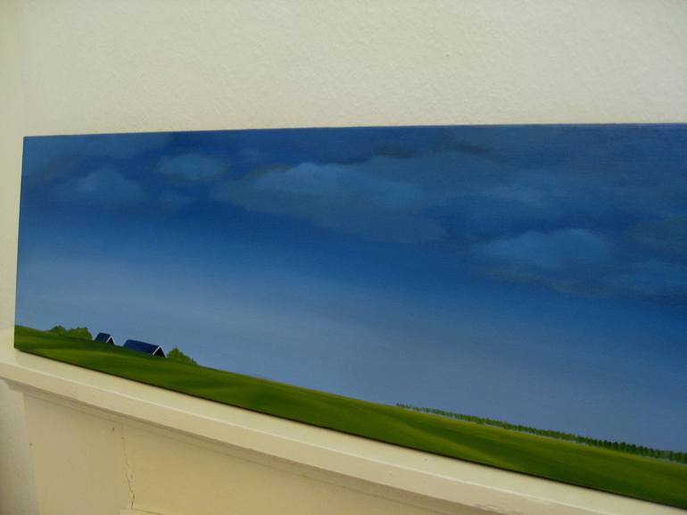 Original Modern Landscape Painting by Nelly van Nieuwenhuijzen