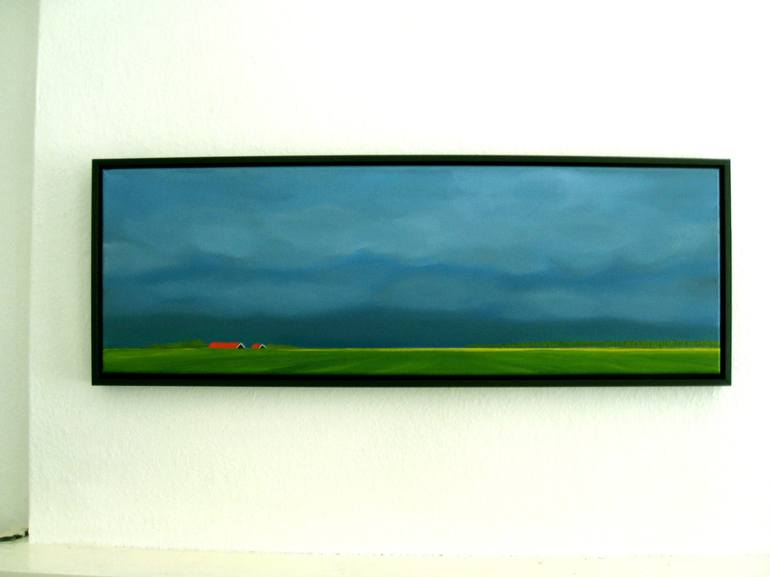 Original Modern Landscape Painting by Nelly van Nieuwenhuijzen