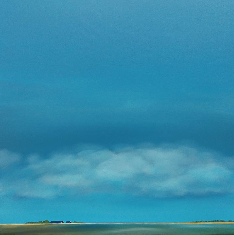 Original Modern Landscape Painting by Nelly Van Nieuwenhuijzen