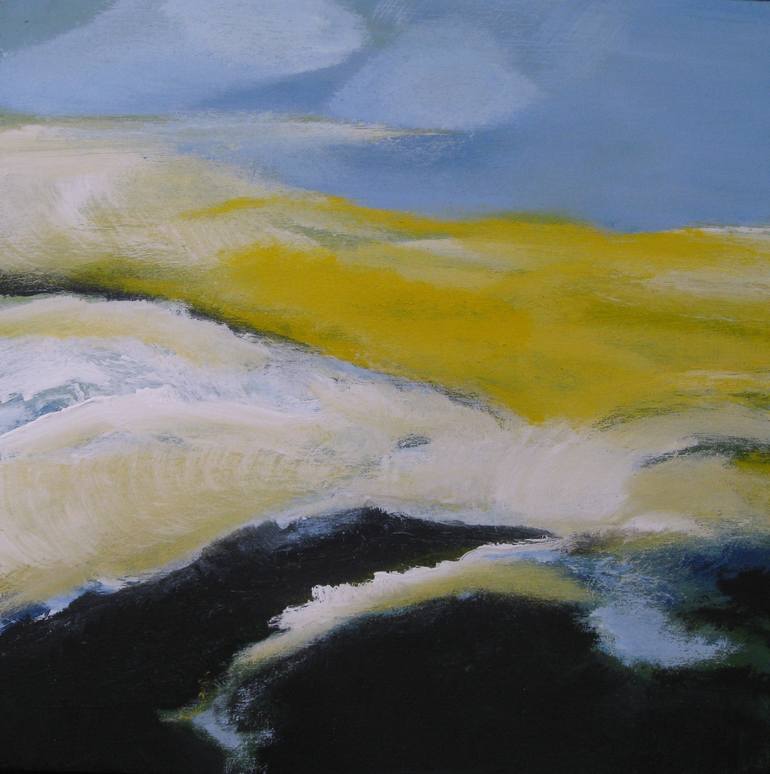 Original Modern Beach Painting by Nelly van Nieuwenhuijzen