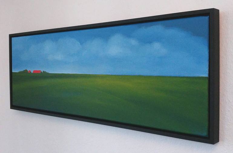 Original Minimalism Landscape Painting by Nelly van Nieuwenhuijzen