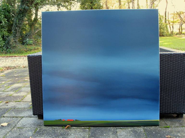 Original Minimalism Nature Painting by Nelly van Nieuwenhuijzen