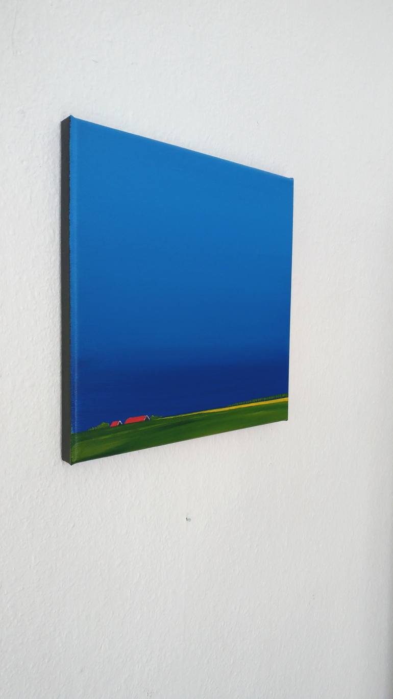 Original Minimalism Nature Painting by Nelly Van Nieuwenhuijzen