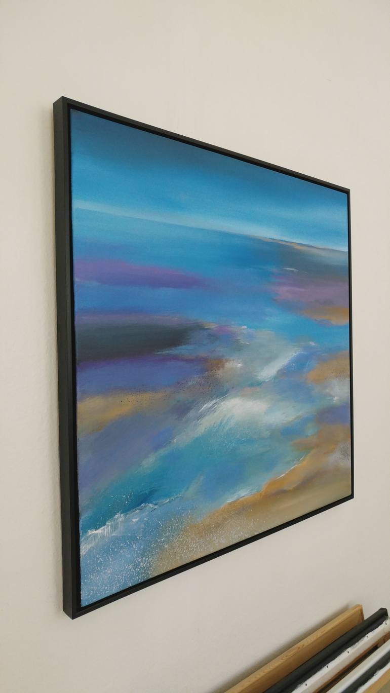 Original Beach Painting by Nelly van Nieuwenhuijzen