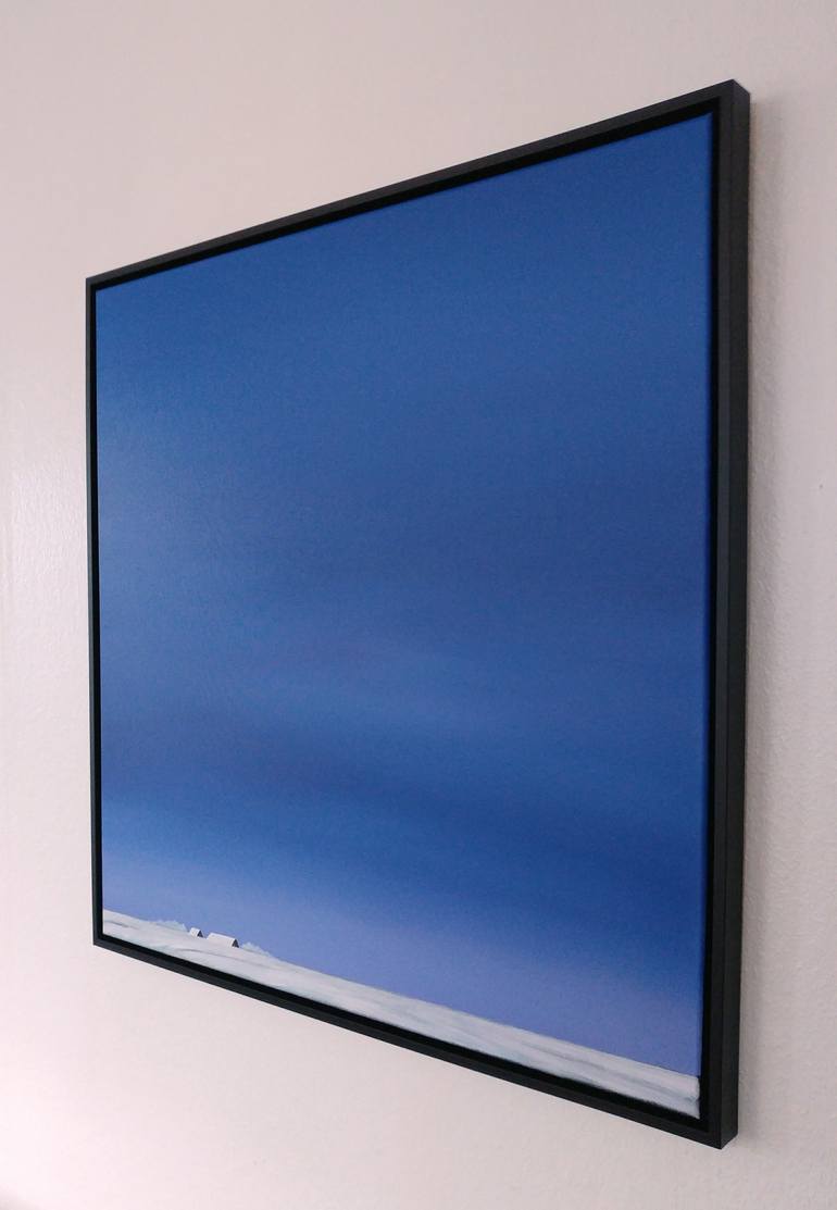 Original Minimalism Landscape Painting by Nelly Van Nieuwenhuijzen